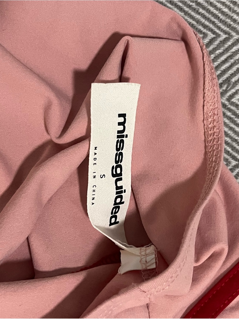 Missguided Pink and Red Contrast Trim Camisole - Picture 7 of 8